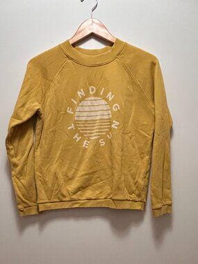 Faherty Finding The Sun graphic sweatshirt, yellow, small